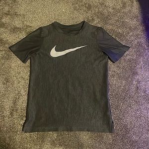 Grey Nike compression tee